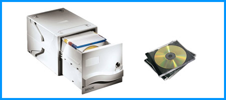 archivadores para cd's y dvd's